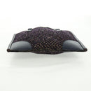 PRADA Hand Bag Wool Purple Silver Auth 162514V-5