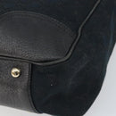 GUCCI GG Canvas Sherry Line Pretty Tote Bag Black Red 163805 Auth 162517-15