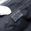 GUCCI GG Canvas Sherry Line Pretty Tote Bag Black Red 163805 Auth 162517-18