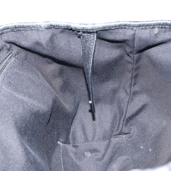 GUCCI GG Canvas Sherry Line Pretty Tote Bag Black Red 163805 Auth 162517