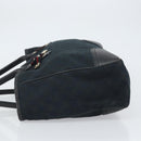 GUCCI GG Canvas Sherry Line Pretty Tote Bag Black Red 163805 Auth 162517-4