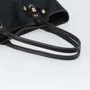GUCCI GG Canvas Sherry Line Pretty Tote Bag Black Red 163805 Auth 162517-7