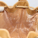 GUCCI GG Canvas Shoulder Bag Beige Gold Auth 162519-19