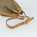 GUCCI GG Canvas Shoulder Bag Beige Gold Auth 162519-7
