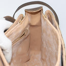GUCCI GG Supreme Web Sherry Line Bag PVC Beige Gold 904 02 084 Auth 162521-20