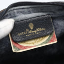 GUCCI GG Supreme Sherry Line Shoulder Bag PVC Navy Gold 56 02 004 Auth 162523-15