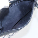 GUCCI GG Supreme Sherry Line Shoulder Bag PVC Navy Gold 56 02 004 Auth 162523-19