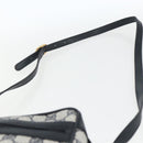 GUCCI GG Supreme Sherry Line Shoulder Bag PVC Navy Gold 56 02 004 Auth 162523-8