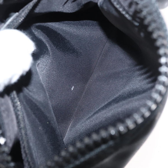 CHANEL Sports Line Shoulder Bag Coated Canvas Black CC Auth 162540