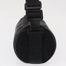 CHANEL Sports Line Shoulder Bag Coated Canvas Black CC Auth 162540-3