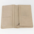 CHANEL Matelasse Long Wallet Patent leather Yellow CC Auth 162548-8