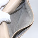 CHANEL Matelasse Long Wallet Patent leather Yellow CC Auth 162548-19