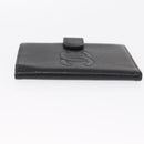 CHANEL Day Planner Cover Caviar Skin Black Gold CC Auth 162550-5