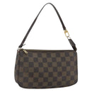 LOUIS VUITTON Damier Ebene Pochette Accessoires Pouch N41206 LV Auth 162558-1