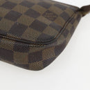 LOUIS VUITTON Damier Ebene Pochette Accessoires Pouch N41206 LV Auth 162558-14