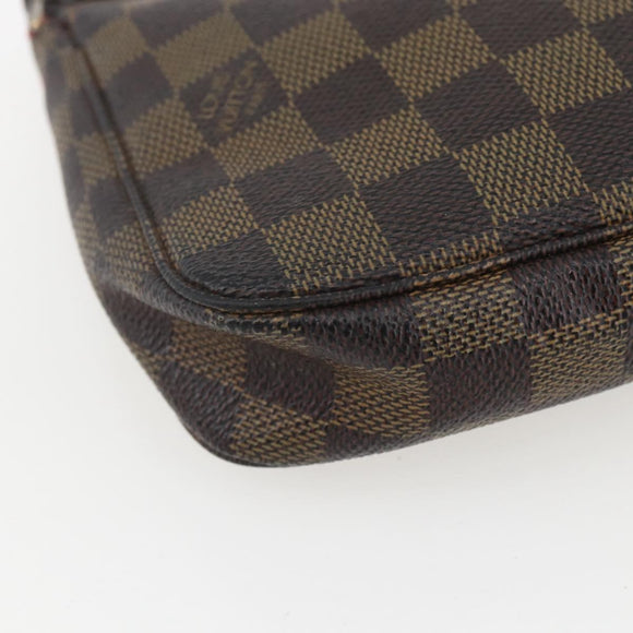 LOUIS VUITTON Damier Ebene Pochette Accessoires Pouch N41206 LV Auth 162558