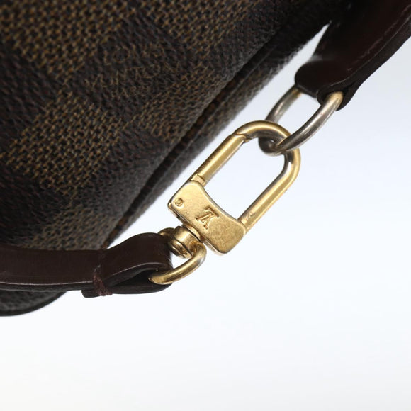 LOUIS VUITTON Damier Ebene Pochette Accessoires Pouch N41206 LV Auth 162558