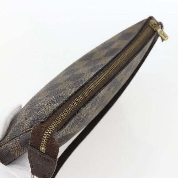 LOUIS VUITTON Damier Ebene Pochette Accessoires Pouch N41206 LV Auth 162558