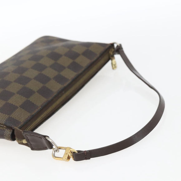 LOUIS VUITTON Damier Ebene Pochette Accessoires Pouch N41206 LV Auth 162558