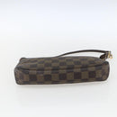 LOUIS VUITTON Damier Ebene Pochette Accessoires Pouch N41206 LV Auth 162558-5