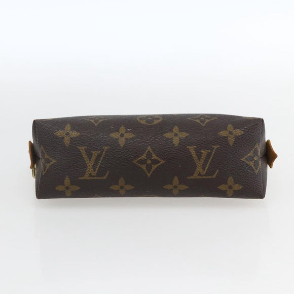 LOUIS VUITTON Monogram Pochette Cosmetic PM Pouch M43998 LV Auth 162561