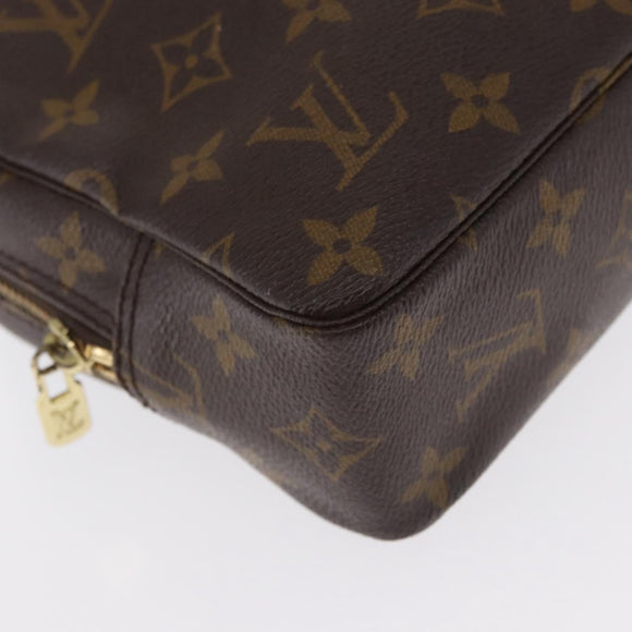 LOUIS VUITTON Monogram Trousse Toilette 23 Clutch Bag M47524 LV Auth 162564