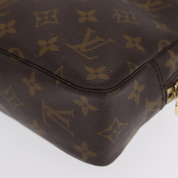 LOUIS VUITTON Monogram Trousse Toilette 23 Clutch Bag M47524 LV Auth 162564
