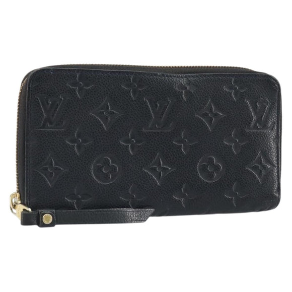 LOUIS VUITTON Monogram Empreinte Portefeuille Secret Long M93435 LV Auth 162566
