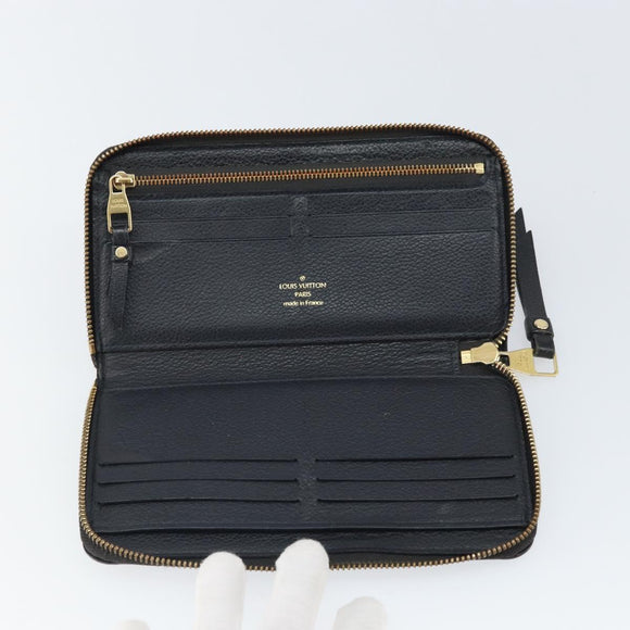 LOUIS VUITTON Monogram Empreinte Portefeuille Secret Long M93435 LV Auth 162566