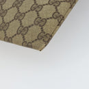 GUCCI GG Supreme Drawstring Pouch PVC Beige Gold 97 19 303 Auth 162571-15
