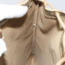 GUCCI GG Supreme Drawstring Pouch PVC Beige Gold 97 19 303 Auth 162571-18