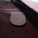 GUCCI Hand Bag Patent leather Brown Silver 000 1274 0505 Auth 162574-18
