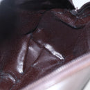 GUCCI Hand Bag Patent leather Brown Silver 000 1274 0505 Auth 162574-20