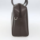 GUCCI Hand Bag Patent leather Brown Silver 000 1274 0505 Auth 162574-4
