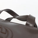 GUCCI Hand Bag Patent leather Brown Silver 000 1274 0505 Auth 162574-8