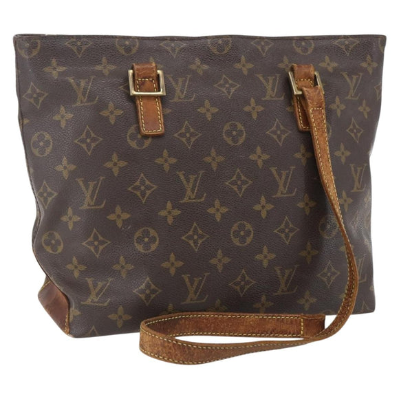LOUIS VUITTON Monogram Cabas Piano Tote Bag M51148 LV Auth 162576
