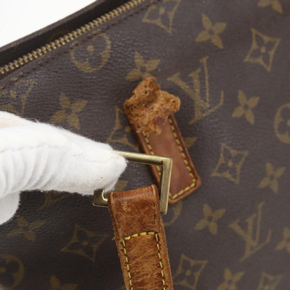 LOUIS VUITTON Monogram Cabas Piano Tote Bag M51148 LV Auth 162576