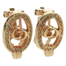 Christian Dior Earring metal Gold Auth 162579V-1