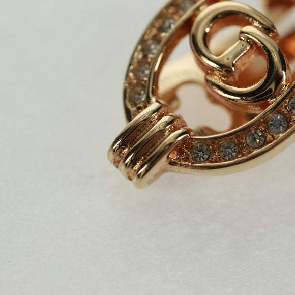 Christian Dior Earring metal Gold Auth 162579V