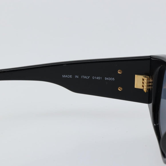 CHANEL Sunglasses plastic Black CC Auth 162582