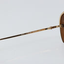 CHANEL Sunglasses metal Brown CC Auth 162583-11