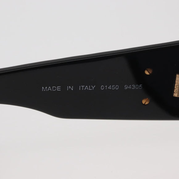 CHANEL Sunglasses plastic Black CC Auth 162592