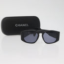 CHANEL Sunglasses plastic Black CC Auth 162592-17