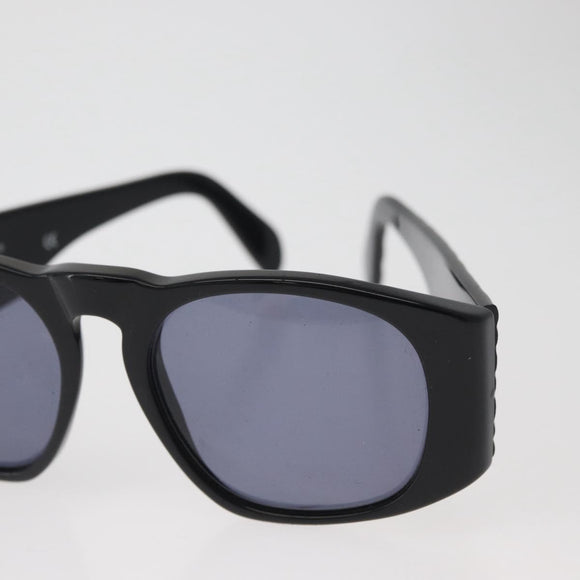 CHANEL Sunglasses plastic Black CC Auth 162592