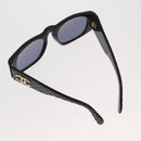 CHANEL Sunglasses plastic Black CC Auth 162592-6