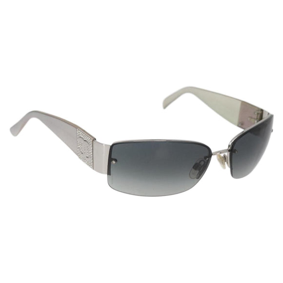 CHANEL Sunglasses plastic Opal CC Auth 162593