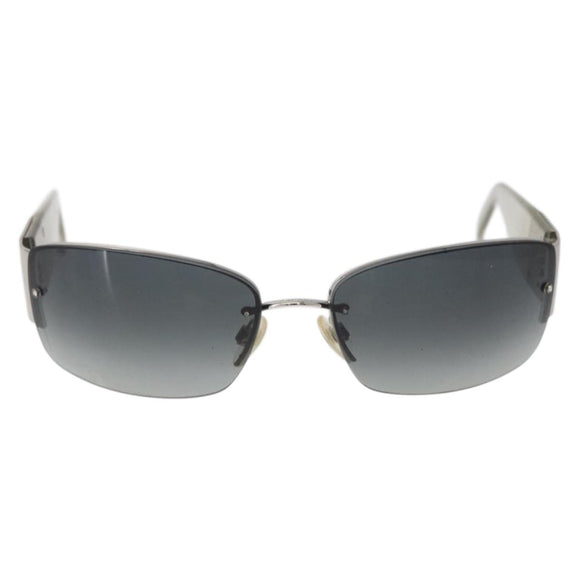 CHANEL Sunglasses plastic Opal CC Auth 162593