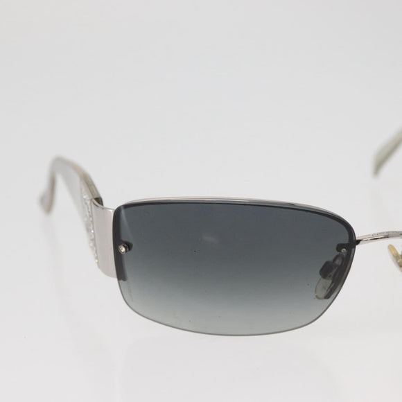 CHANEL Sunglasses plastic Opal CC Auth 162593
