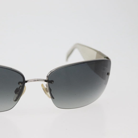 CHANEL Sunglasses plastic Opal CC Auth 162593