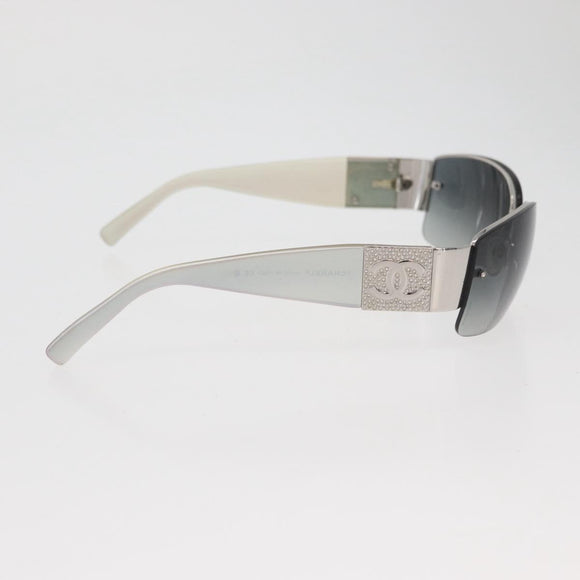 CHANEL Sunglasses plastic Opal CC Auth 162593